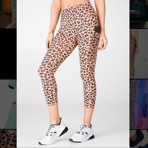 Fabletics Cheetah High-Waisted Pocket Leggings